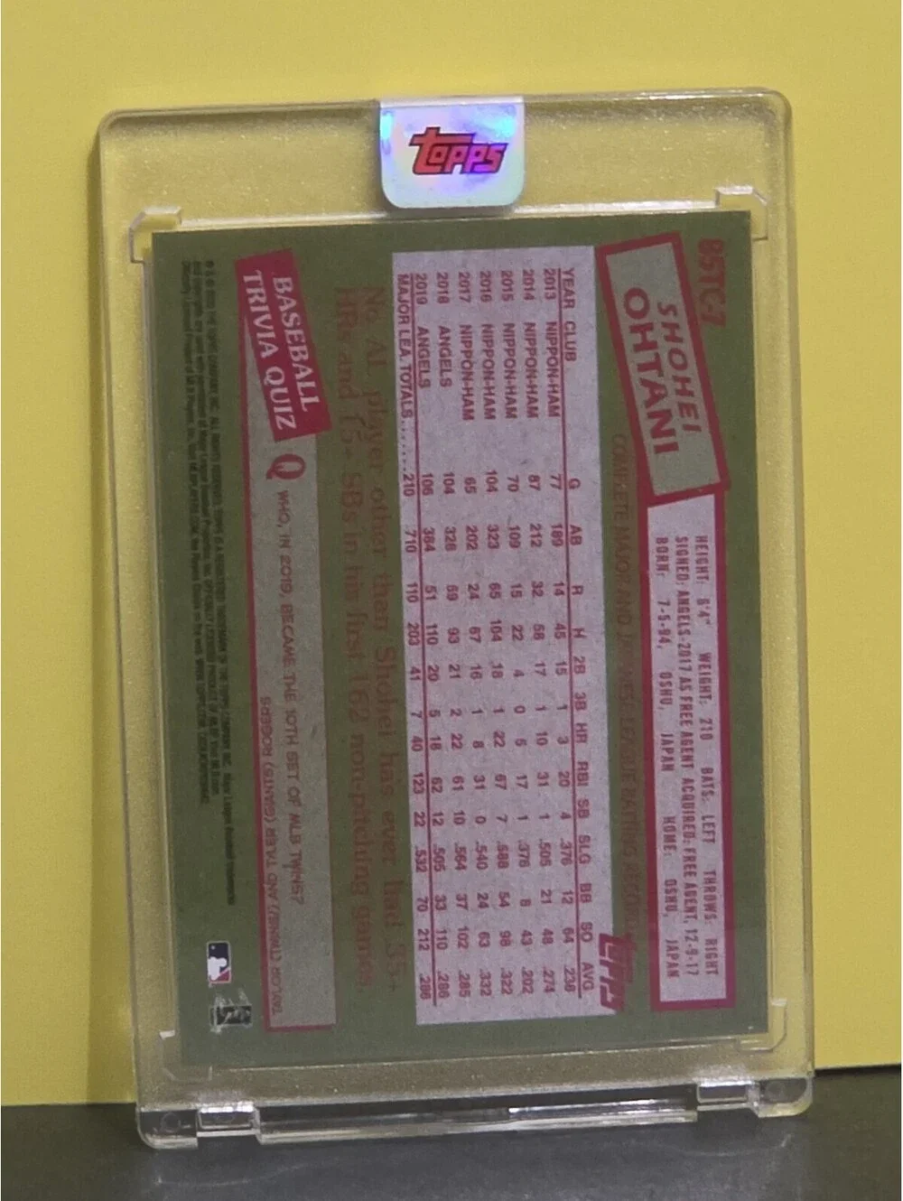 Shohei Ohtani COLLECTORS REFRACTOR CARD - SP ANGELS/DODGERS Encased Sealed ⚾